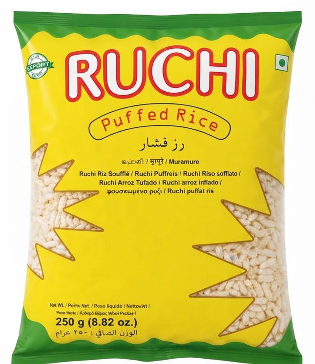 Ruchi Puffed Rice – Gepuffter Reis 250 g