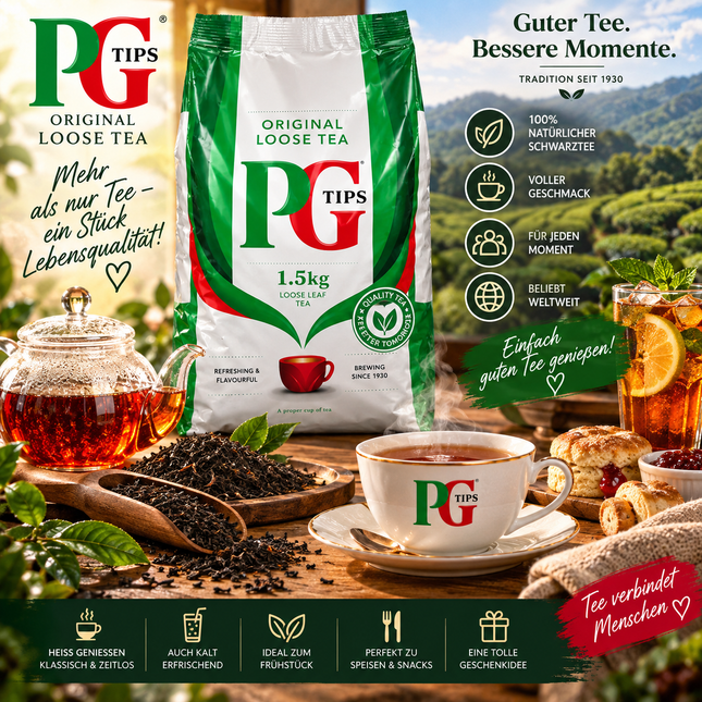 PG Loser Schwarzer Tee 1,5 kg