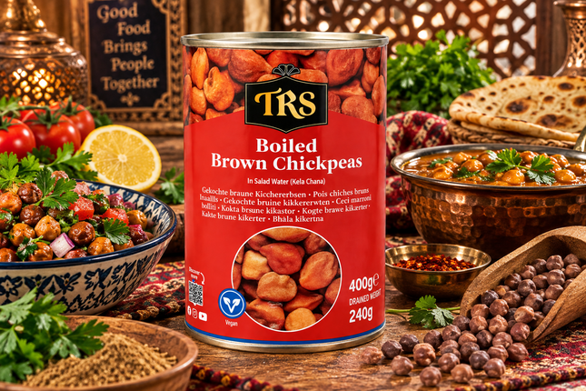 TRS Boiled Brown Chickpeas – Braune Kichererbsen