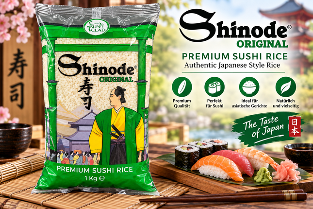 Shinode Premium Sushi Reis (Sushi Rice) 1 kg