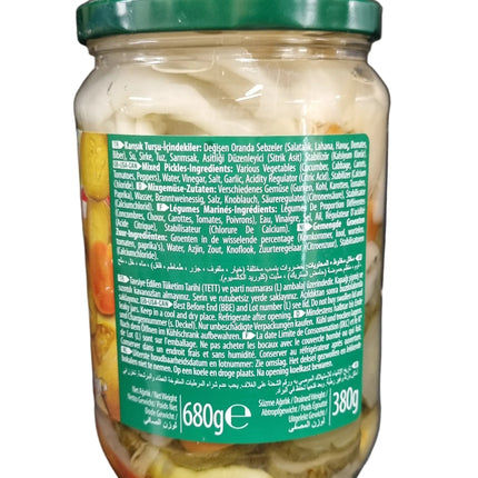 Tukaș Karișik Turșu Mixed Pickles•Mixgemüse 680g