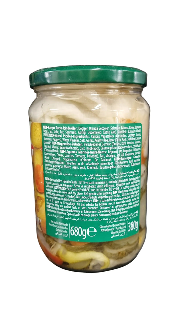 Tukaș Karișik Turșu Mixed Pickles•Mixgemüse 680g