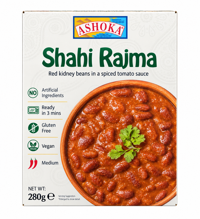 Ashoka Shahi Rajma – Indisches Kidneybohnen-Curry 280 g
