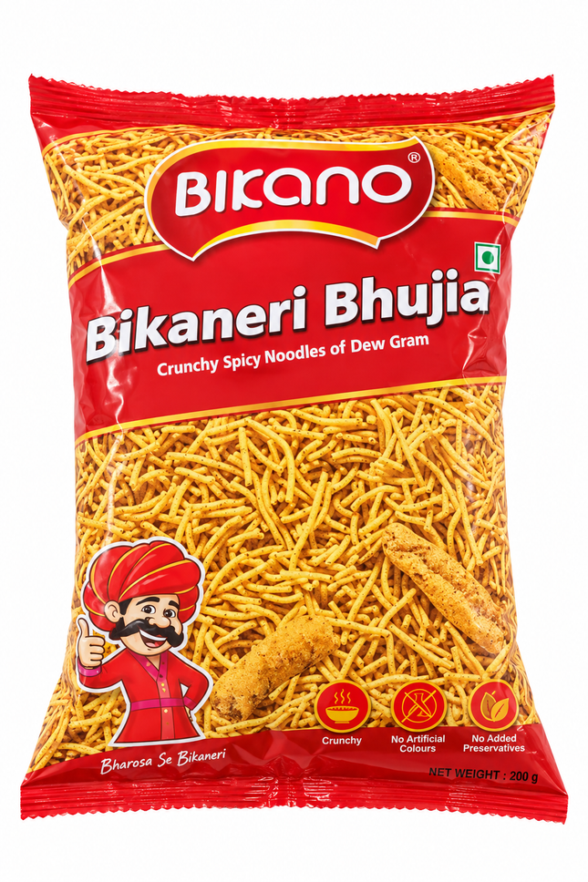 Bikano Bikaneri Bhujia – Würziger indischer Snack 200 g
