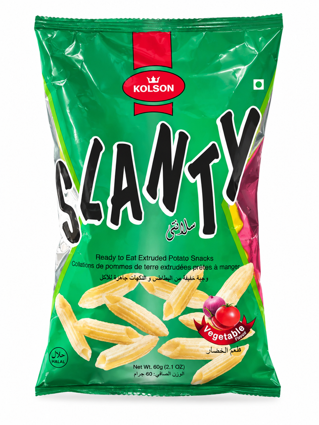Slanty Green 100 g – Würziger Kartoffelsnack