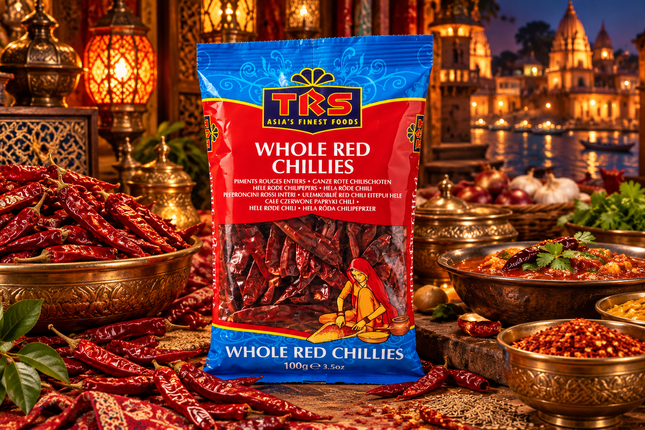 TRS Whole Red Chillies – Ganze rote Chilischoten