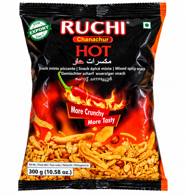 Ruchi Hot 300 g – Scharfer würziger Snack