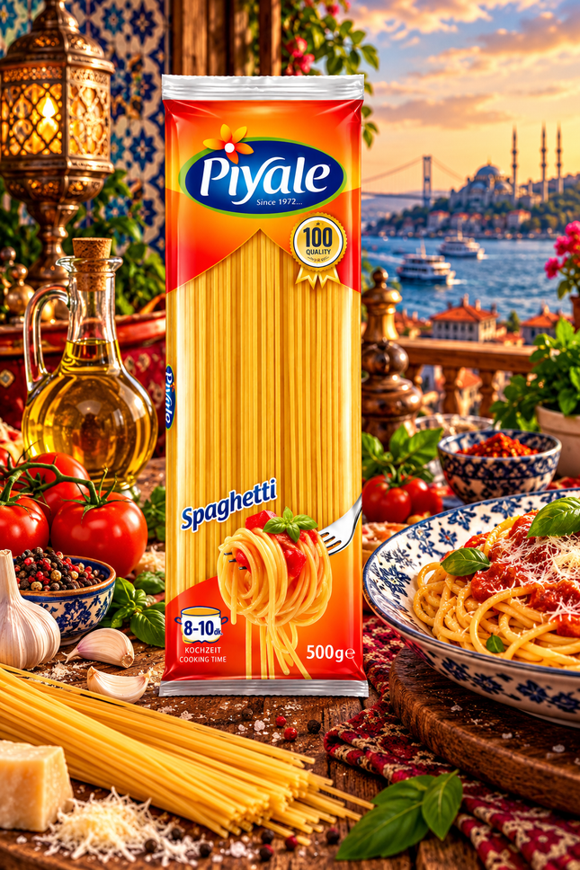 Piyale Spaghetti 500 g – Klassische Spaghetti