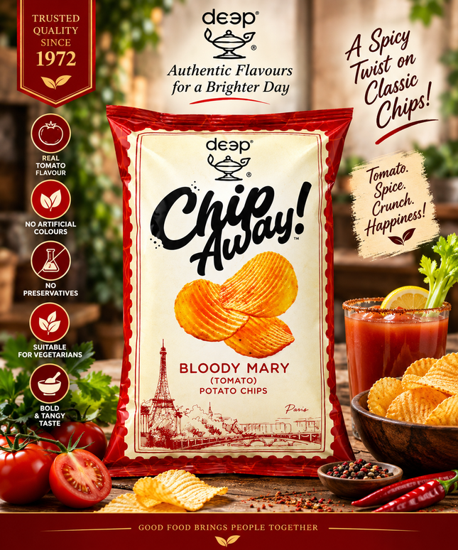 Deep Bloody Mary Tomato Chips 130g