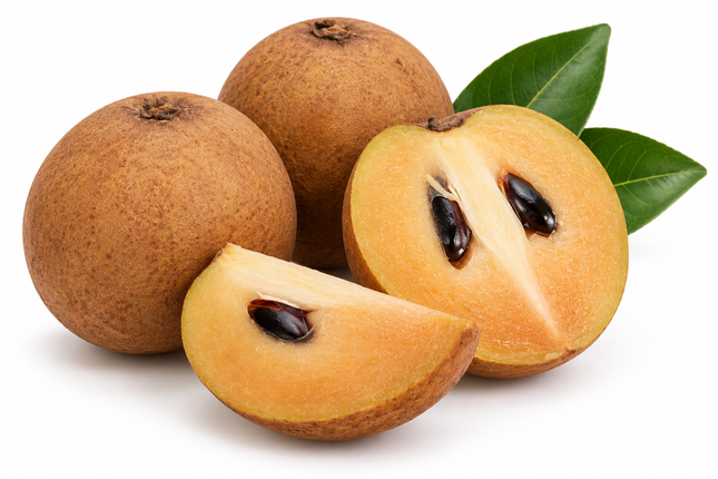 Frische Chikoo (Sapodilla / Sapota)