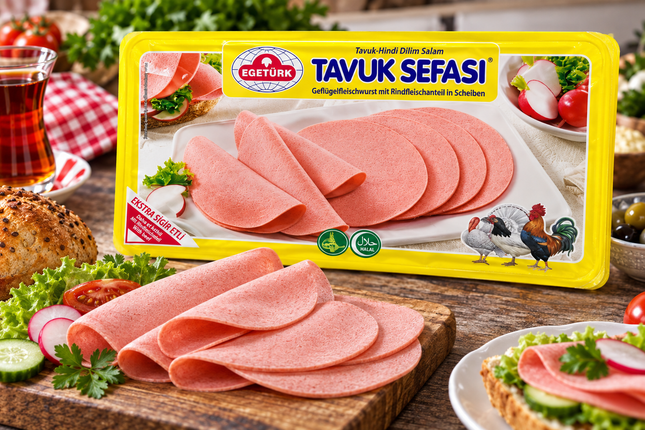 Egetürk Tavuk Sefası 125 g – Halal Geflügelaufschnitt