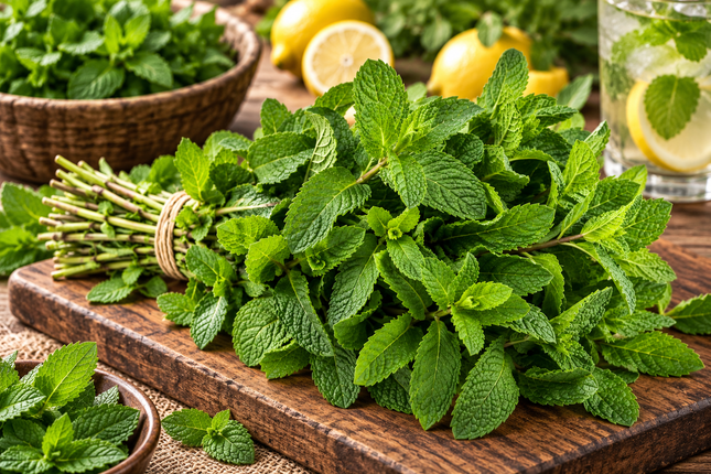 Frische Minze (Fresh Mint / Pudina)