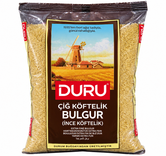 Duru Çiğ Köftelik Bulgur 1 kg – Feiner Bulgur für Çiğ Köfte