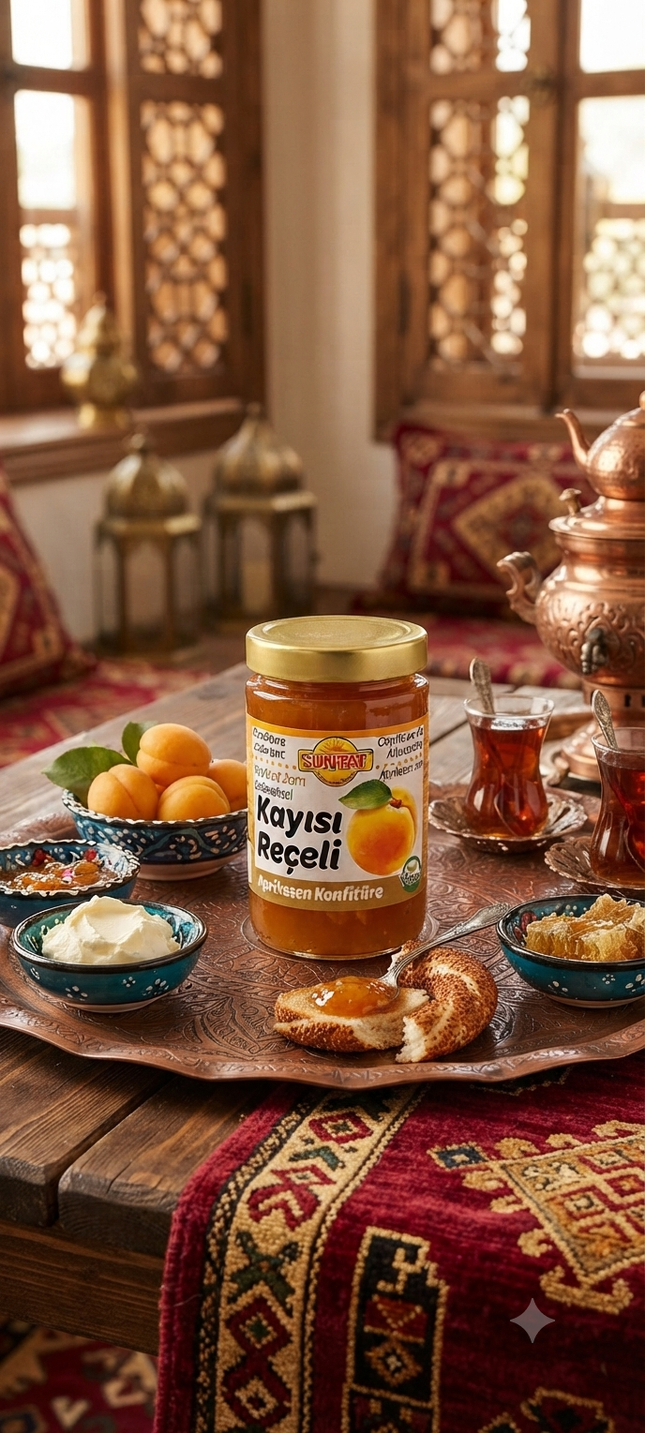 Suntat Kayısı Reçeli 380 g – Aprikosenkonfitüre