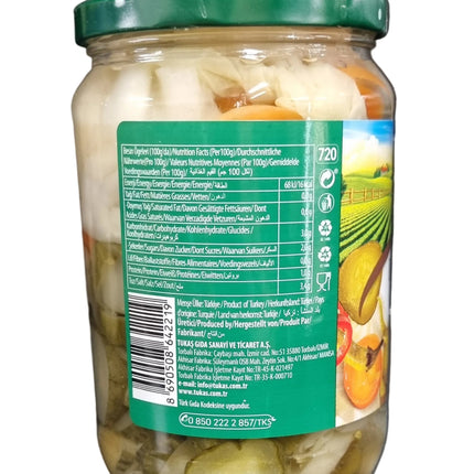 Tukaș Karișik Turșu Mixed Pickles•Mixgemüse 680g