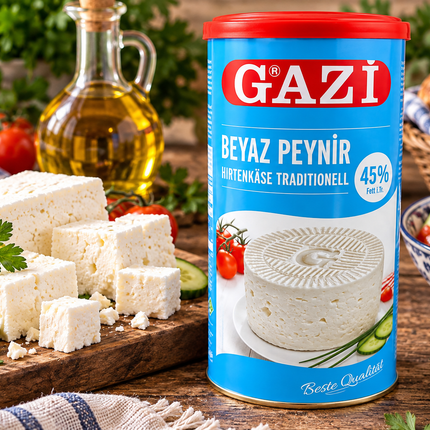 Gazi Beyaz Peynir 45 % 800 g – Türkischer Weißkäse