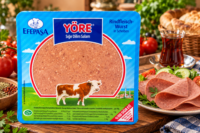 Efepaşa Yöre Sığır Dilim Salam 150 g – Halal Rindersalami