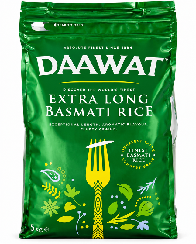 Daawat Extra Long Basmati Reis | Premium Basmati Rice