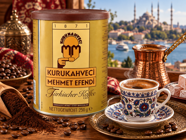 Kurukahveci Mehmet Efendi Türk Kahvesi 250 g – Türkischer Kaffee