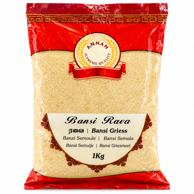 Annam Bansi Rava 1 kg – Indischer Weizengrieß