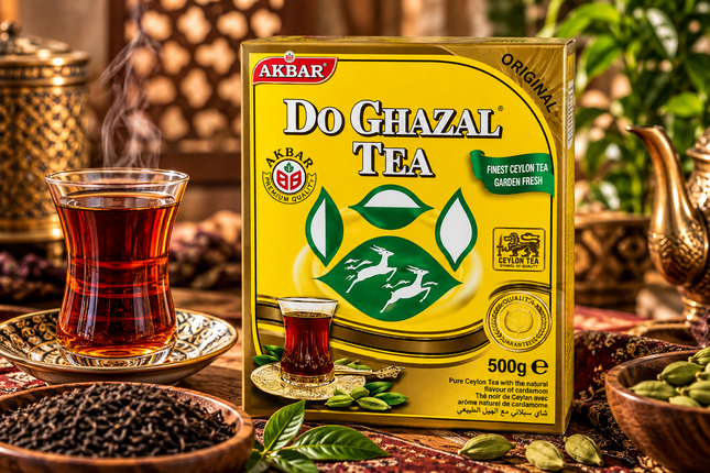 Do Ghazal Cardamom Tea 500 g – Kardamom-Schwarztee