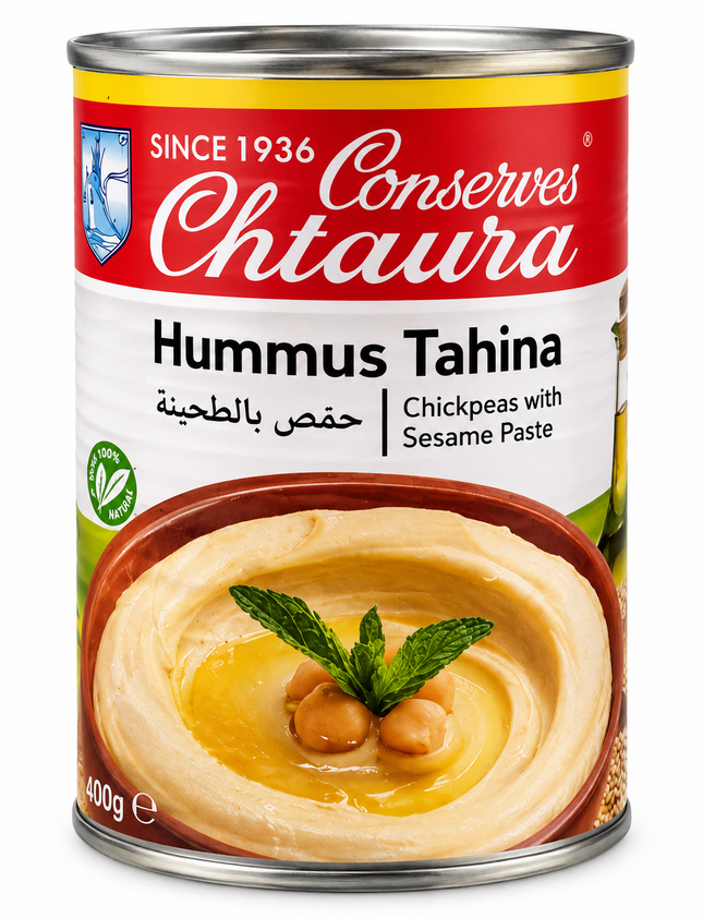 Chatwa Hummus Tahina 380 g – Kichererbsencreme mit Tahini