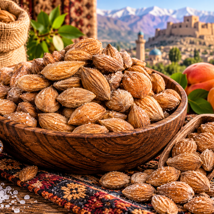 Afghanische Aprikosenkerne gesalzen – knackig & aromatisch