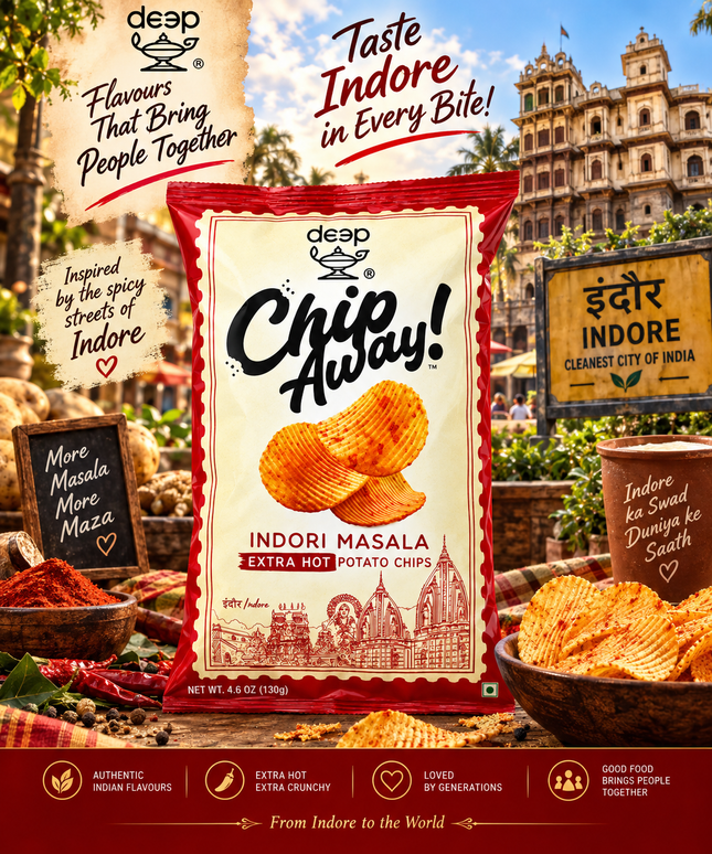 Chip Away Indori Masala Extra Hot 130 g