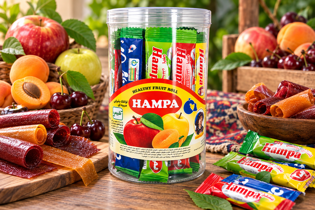 Hampa Healthy Fruit Roll 360 g – Fruchtleder / Fruit Roll