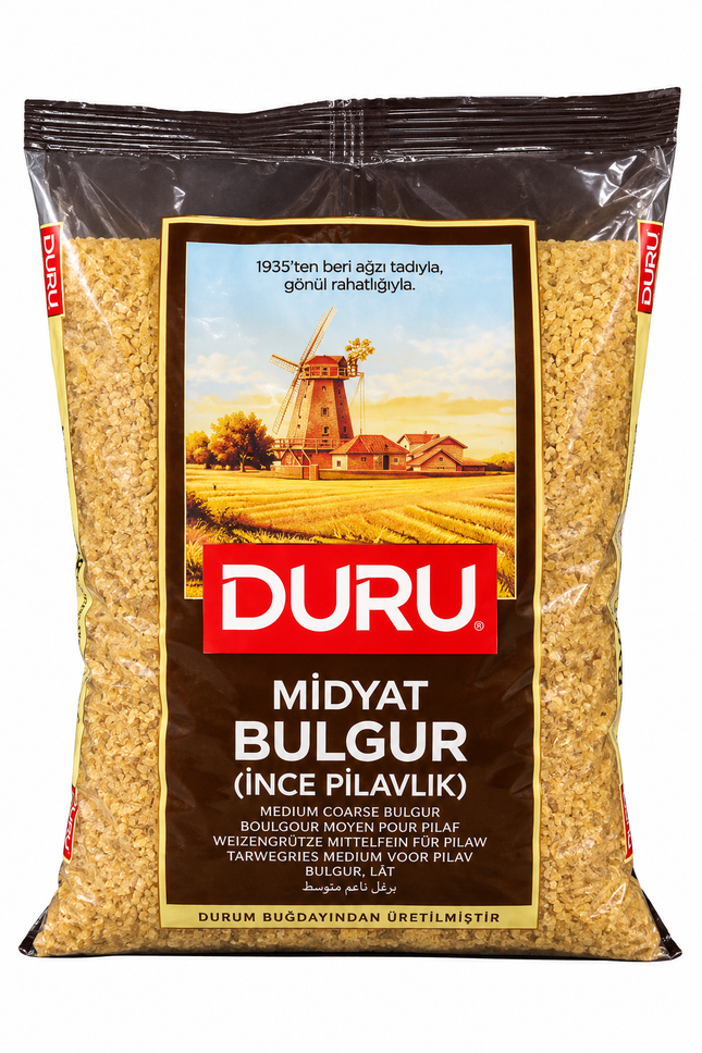 Duru Midyat Bulgur 1 kg – Bulgur für Kibbeh &amp; Köfte