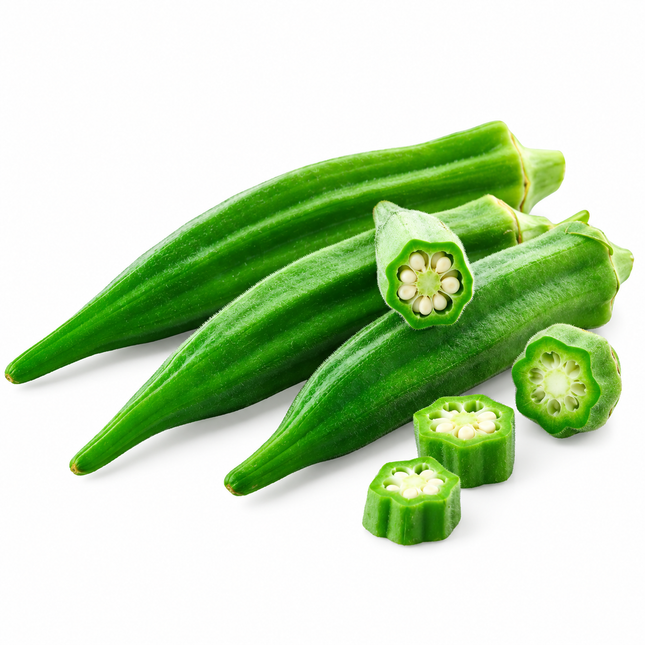 Frische Okra (Lady Finger / Bhindi)