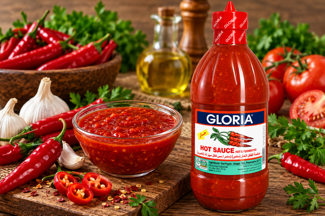 Gloria Hot Sauce Red Chilli – Rote Chilisauce