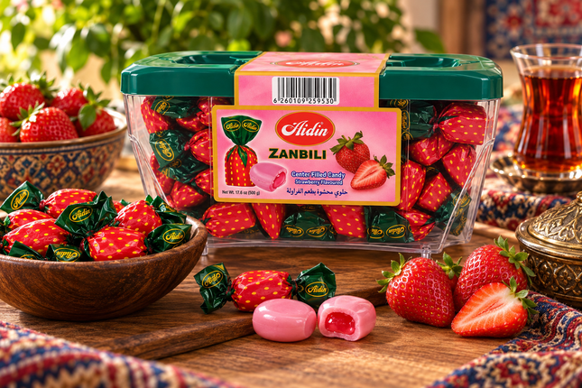 Zanbili Center Filled Candy 500 g – Gefüllte Bonbons