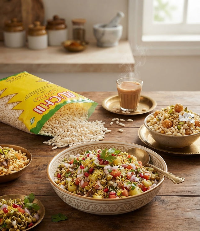 Ruchi Puffed Rice – Gepuffter Reis 250 g