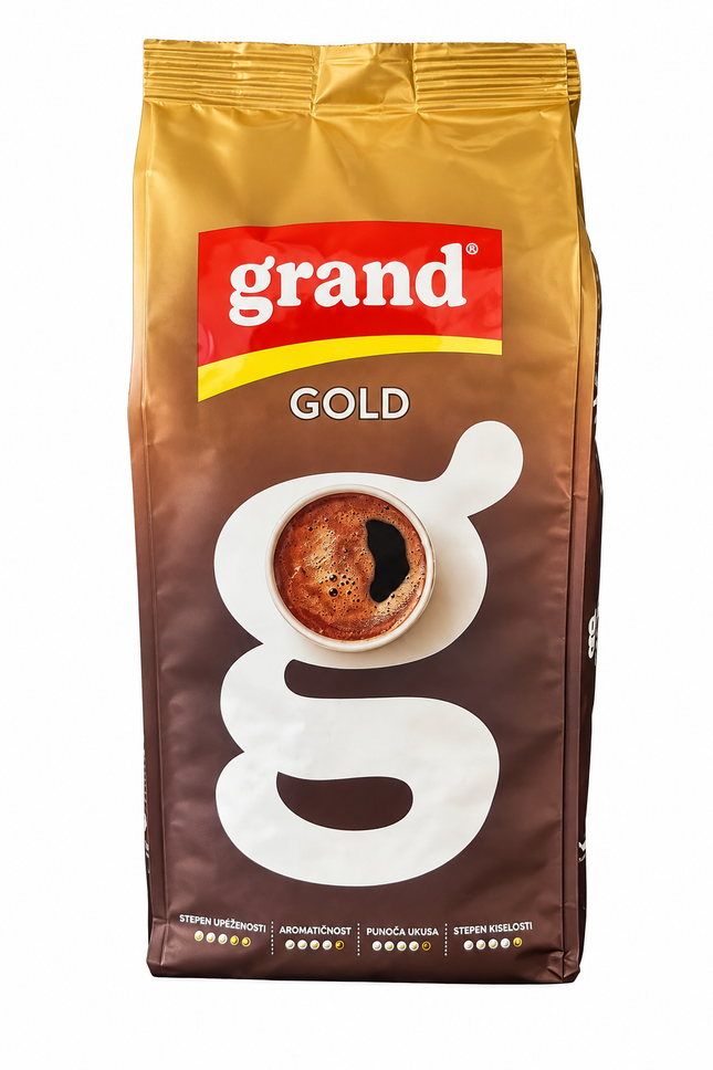 Grand Gold 500 g – Gemahlener Kaffee