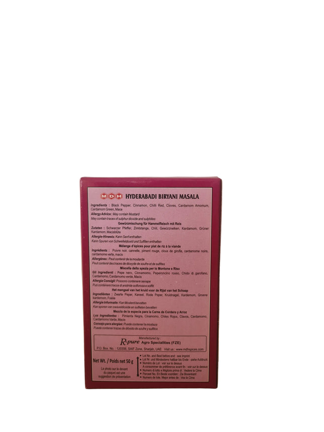 MDH Hyderabadi Biryani Masala 50g