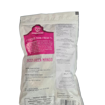 Deep  Diced Green Mango 340g