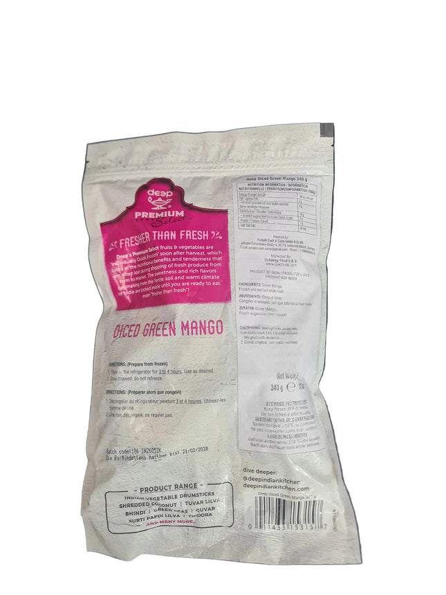 Deep  Diced Green Mango 340g