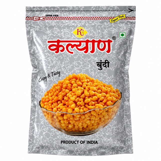 Kalyan Bundi 200 g – Knuspriger indischer Boondi-Snack