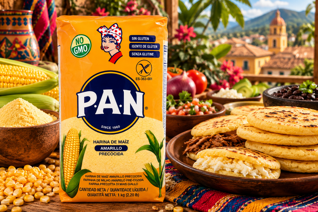 P.A.N. Gelbes Maismehl – Harina de Maíz Amarillo 1 kg