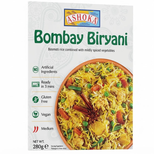 Ashoka Bombay Biryani 280 g – Indisches Reisgericht