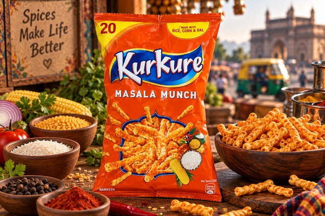 Kurkure Masala Munch 77 g – Würziger indischer Snack