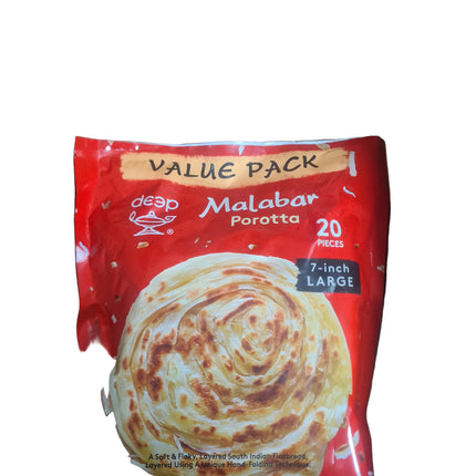 Deep Malabar Paratha 1,8kg 20Pieces