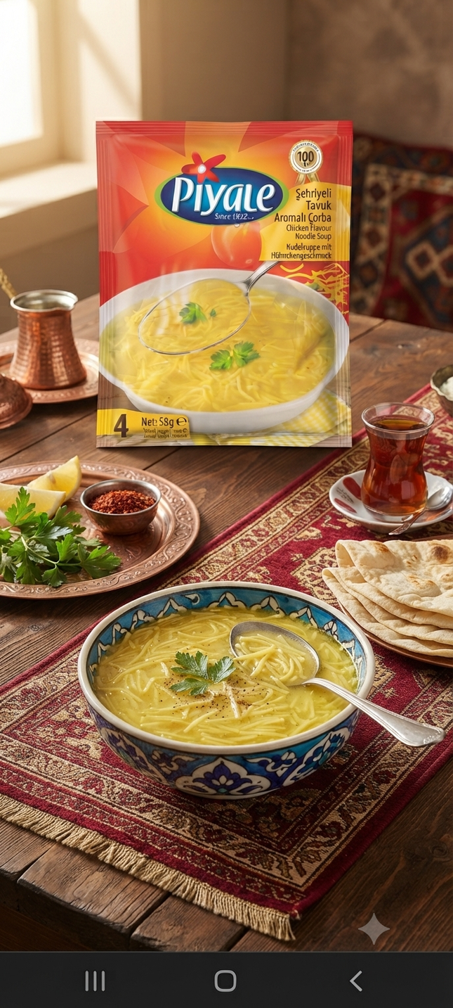 Piyale Nudelsuppe 58 g – Şehriye Çorbası