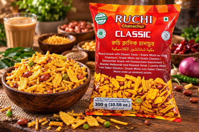 Ruchi Classic 300 g – Knuspriger würziger Snack