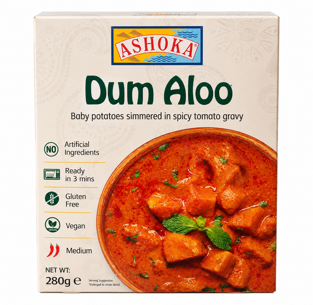 Ashoka Dum Aloo 280 g – Indisches Kartoffelgericht