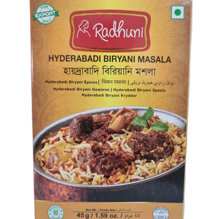 Radhuni Hyderabadi Biryani Masala 45g