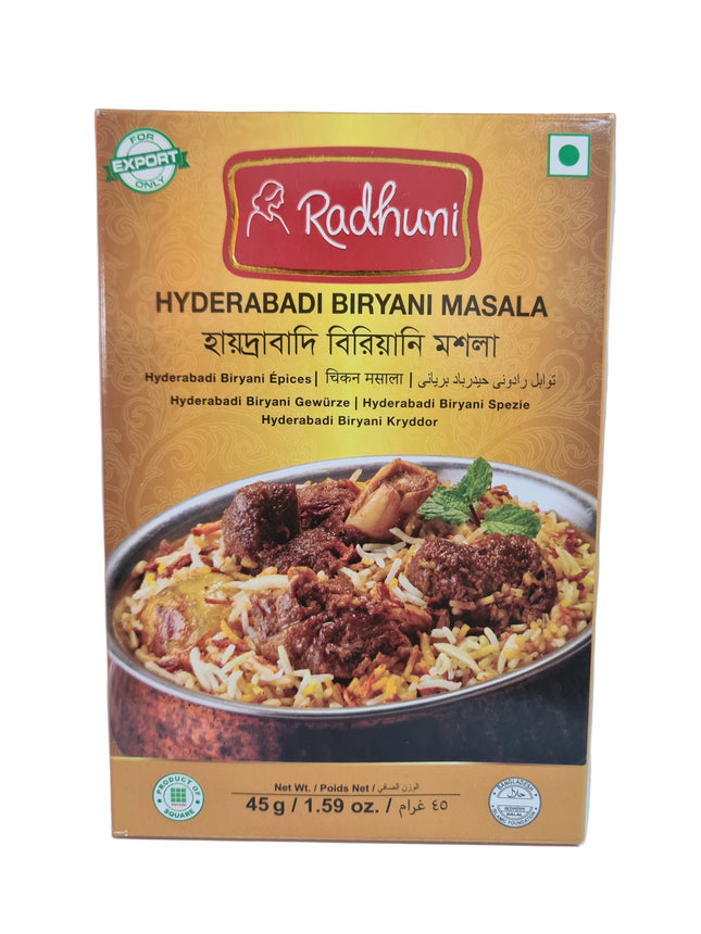 Radhuni Hyderabadi Biryani Masala 45g