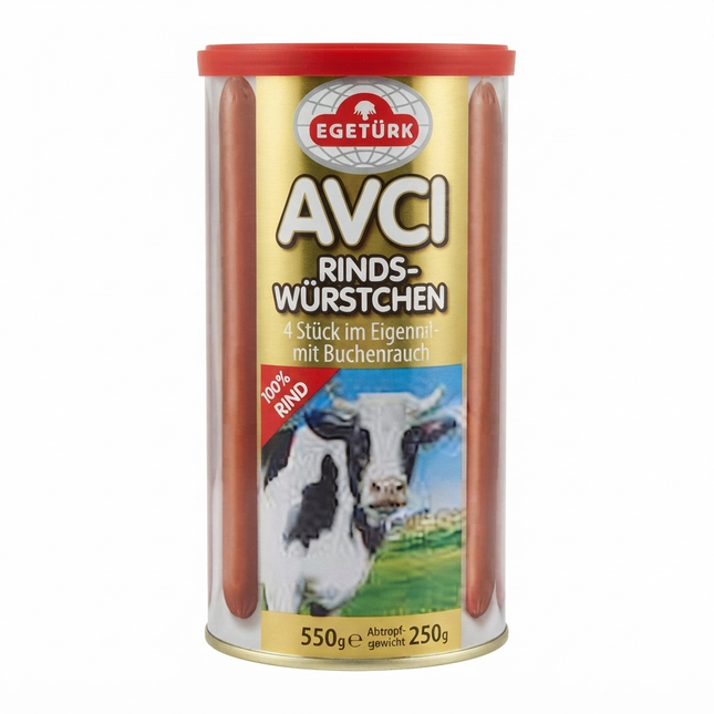 Egetürk Rinderwürstchen Halal 550 g