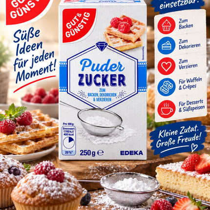 Gut & Günstig Puder Zucker 250g